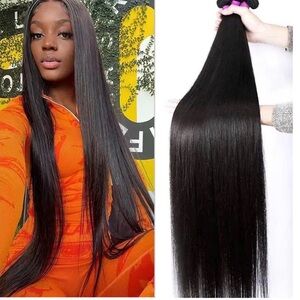 Younsolo Straight Natural Black Human Hair Extensions